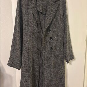 Danny & Nicole Charcoal Trench Coat